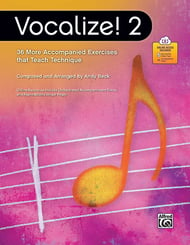 Vocalize! 2 Unison/Mixed Book, Online Audio & PDF cover Thumbnail